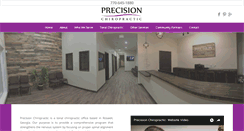 Desktop Screenshot of precisionchiroga.com